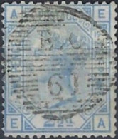 GB 1880 QV 2.5d Wmk: Orb Plate 19 Lettered EA Cancelled EC 61 (London) Used - Gebruikt