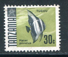 TANZANIE- Y&T N°23- Oblitéré (poissons) - Tanzania (1964-...)