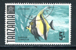 TANZANIE- Y&T N°30- Oblitéré (poissons) - Tanzania (1964-...)