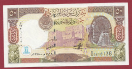 Syrie 50 Pounds --1998 --NEUF/UNC--(137) - Siria