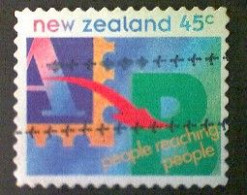 New Zealand, Scott #1226, Used(o), 1994, People Reaching People, 45¢, Multicolored - Usati