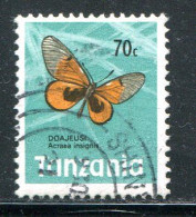 TANZANIE- Y&T N°41- Oblitéré (papillon) - Tansania (1964-...)