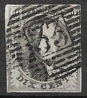 OBP6 Met 4 Randen En Met Balkstempel P33 Dinant (zie Scans) - 1851-1857 Medallones (6/8)