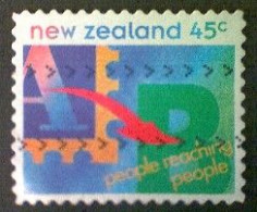 New Zealand, Scott #1226, Used(o), 1994, People Reaching People, 45¢, Multicolored - Gebraucht