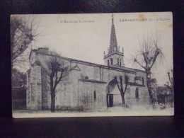 07224 . LARGENTIERE . L'EGLISE . N° 3 . EDIT. BLANCHARD . ANNEE 1915 - Largentiere