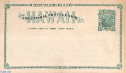 Hawaii 1882 Postcard 3c, Unused Postal Stationary - Hawaii