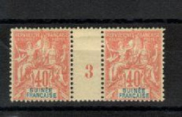 Guinée Française_ 1 Millésimes - 40 C- (1893 )_ N°10 - Sonstige & Ohne Zuordnung