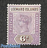 Leeward Islands 1890 6d, Stamp Out Of Set, Unused (hinged) - Leeward  Islands