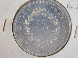 France 50 Francs 1974 HERCULE, AVERS DE LA 20 FRANCS (1070) Argent Silver - 50 Francs