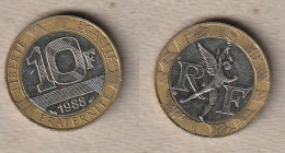 02506) Frankreich, 10 Francs 1988 - 10 Francs