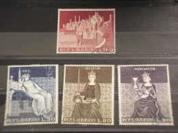 SAN MARINO - 1969 QUADRI LORENZETTI 4 VALORI - TIMBRATI/USED - Used Stamps