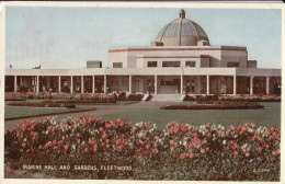 CD22. Vintage Postcard. Marine Hall And Gardens, Fleetwood. Lancashire - Other & Unclassified
