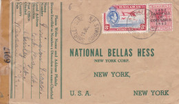 From Bahamas To USA - 1944 - 1859-1963 Crown Colony