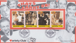 Grenada Stamps On Special Cover - Cinema