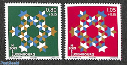 Luxemburg 2021 Christmas 2v, Mint NH, Religion - Christmas - Unused Stamps