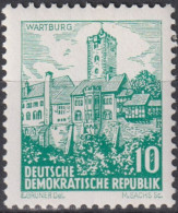 1961 DDR, ** Mi:DD 836 Yt:DD 529B, Wartburg, Eisenach - Schlösser U. Burgen