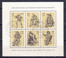 DDR 1978 - Kupferstiche, Nr. 2347 - 2352 Im Kleinbogen, Gestempelt / Used - 1971-1980
