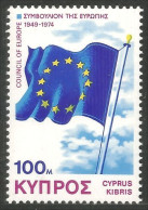 458 Greece Cyprus Drapeau Conseil Europe Flag MNH ** Neuf SC (GRC-70) - Francobolli