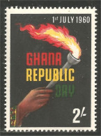 450 Ghana Torche Torch MNH ** Neuf SC (GHA-158) - Ghana (1957-...)