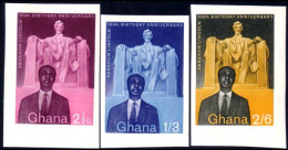450 Ghana Lincoln Non Dentele Imperforate MNH ** Neuf SC (GHA-116) - Ghana (1957-...)