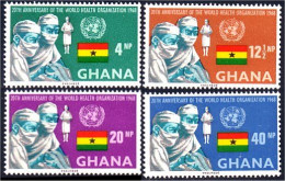 450 Ghana WHO OMS Médecine Nurses Infirmières MNH ** Neuf SC (GHA-21b) - WHO