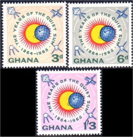 450 Ghana Quiet Sun Soleil Tranquille MNH ** Neuf SC (GHA-12b) - Ghana (1957-...)