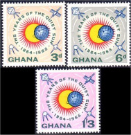 450 Ghana Quiet Sun Soleil Tranquille MNH ** Neuf SC (GHA-12a) - Climat & Météorologie