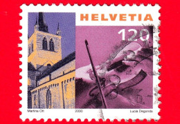 SVIZZERA - Usato - 2000 - Immagini Della Svizzera - Musica - Chiesa Di Payerne, Violino - 120 C - Ungebraucht