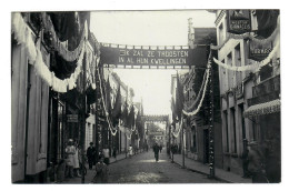 Malines Mechelen  FOTOKAART  De Versiering Der Merodestraat Rue De Merode    MARIA PROCESSIE  PROCESSION - Mechelen