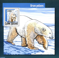 Guinea Bissau 2015 Polar Bears S/s, Mint NH, Nature - Bears - Wild Mammals - Guinea-Bissau