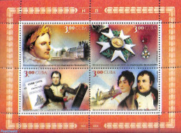 Cuba 2021 Napoleon Bonaparte 4v M/s, Mint NH, History - Decorations - Napoleon - Unused Stamps