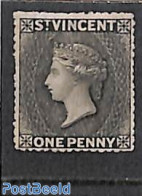 Saint Vincent 1871 1d, WM Star, Perf. 15, Stamp Out Of Set, Unused (hinged) - St.Vincent (1979-...)