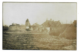 Westende FOTOKAART Vernielingen In Centrumstraat Tijdens De Eerste Wereldoorlog - Westende