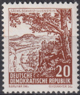 1961 DDR, ** Mi:DD 815 Yt:DD 530, Lilienstein, Sächsische Schweiz, Sachsen, - Géographie