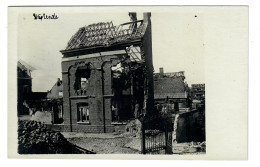 Westende FOTOKAART Vernielingen In Centrumstraat Tijdens De Eerste Wereldoorlog - Westende