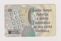 BRASIL -  Telephone Keypad Inductive  Phonecard - Brasilien