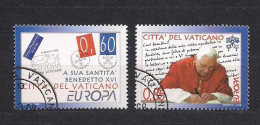 Vatican Vatikaanstad 2008 Yvertn° 1454-1455 (°) Oblitéré Used Cote 4,50 Euro CEPT Europa - 2008