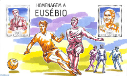 Guinea Bissau 2014 Eusebio S/s, Mint NH, Sport - Football - Guinea-Bissau