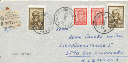 Argentina Registered Air Mail Cover Sent To Germany 15-6-1971 - Lettres & Documents