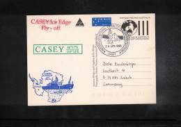 Australian Antarctic Territory 1996 Antarctica - Base Casey - Casey Ice Edge Fly-Off  - Whales Interesting Cover - Forschungsstationen