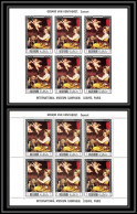 533k Ras Al Khaima MNH ** N° 240 A / B Van Honthorst (painting) Feuilles (sheets) Non Dentelé (Imperf) - Sonstige & Ohne Zuordnung