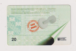 BRASIL -  Telepar Inductive  Phonecard - Brasilien