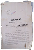 Fév. 1915 - Rapport Confidentiel Sur L'Attaque Du Fortin Allemand Au Nord De Beauséjour Les 23,24 Et 27,28 Février 1915 - Documenti