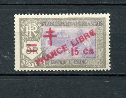 INDE 209   FRANCE LIBRE  PRANCE AU LIEU DE FRANCE -- LUXE NEUF SANS CHARNIERE - Unused Stamps
