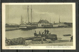 Demark Deutschland Germany Ostseebad ALPENRADE Prinz Heinrichshafen Harbout Ships Boats, Unused - Danemark