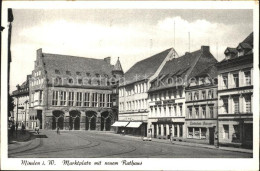 72451522 Minden Westfalen Marktplatz Mit Neuem Rathaus Minden - Minden