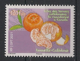 NOUVELLE CALEDONIE - 2021 - N°YT. 1410 - Mandarine - Neuf Luxe ** / MNH / Postfrisch - Unused Stamps