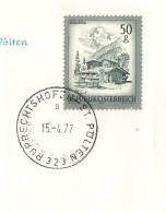 Bahnpost (R.P.O./T.P.O) Rupprechtshofen-St. Pölten [Ausschnitt] (AD3110) - Lettres & Documents