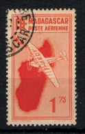 Madagascar - YV PA 4 Oblitéré , Cote 6,50 Euros - Aéreo
