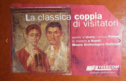 Cartes Téléphoniques - Le Couple De Visiteurs Classique - Italie.  1999.utilisé - Pubbliche Tematiche